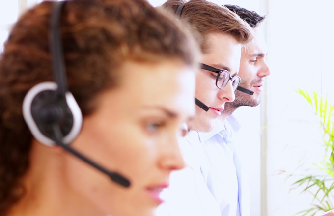 Imagen de un contact center