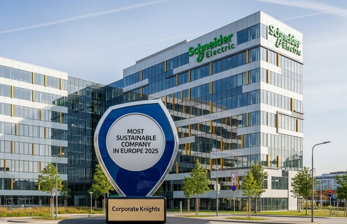 Corporate Knights reconoce a Schneider Electric como la empresa más sostenible de Europa