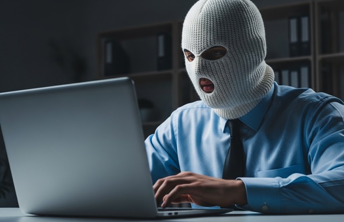 Imagen de un ciberdelincuente