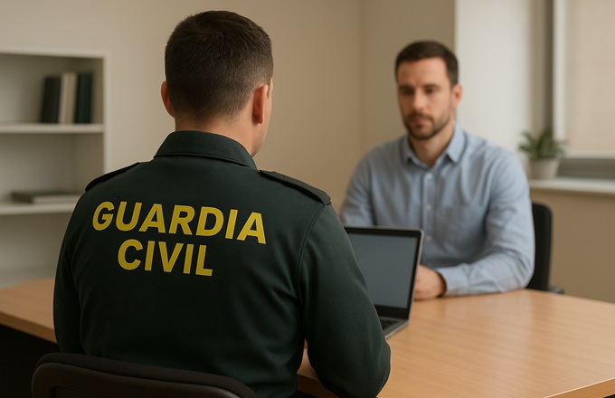 Imagen de una entrevista de trabajo