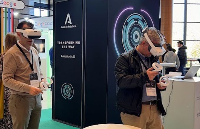 Imagen del simulador de realidad virtual del Servicio Andaluz de Empleo ©Junta de Andalucía