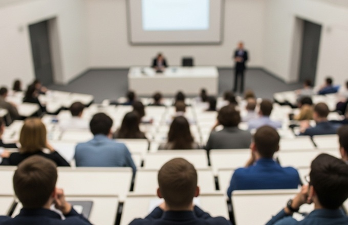 Imagen de un aula universitaria