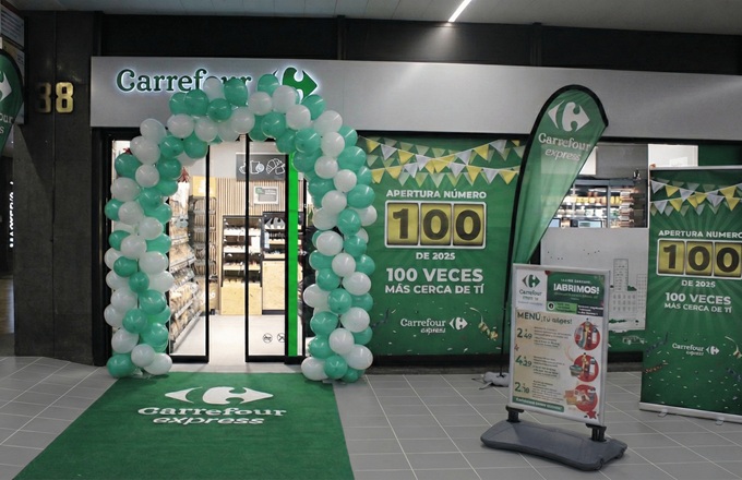Imagen de la apertura 100 de Carrefour en España en 2025