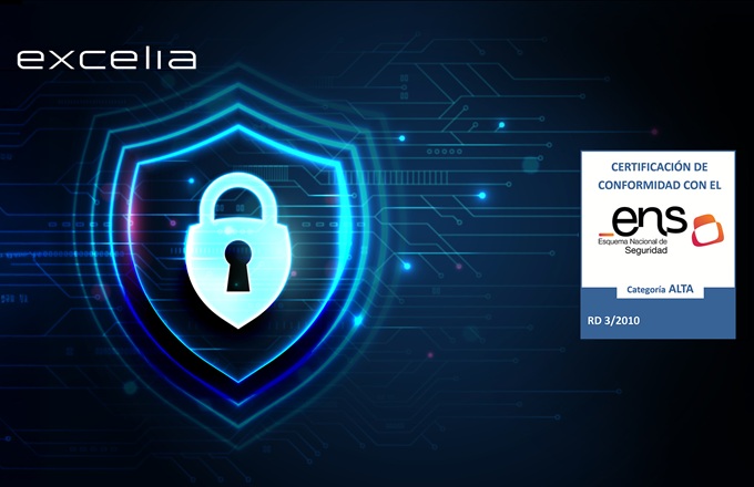 Excelia consigue el nivel alto del Esquema Nacional de Seguridad