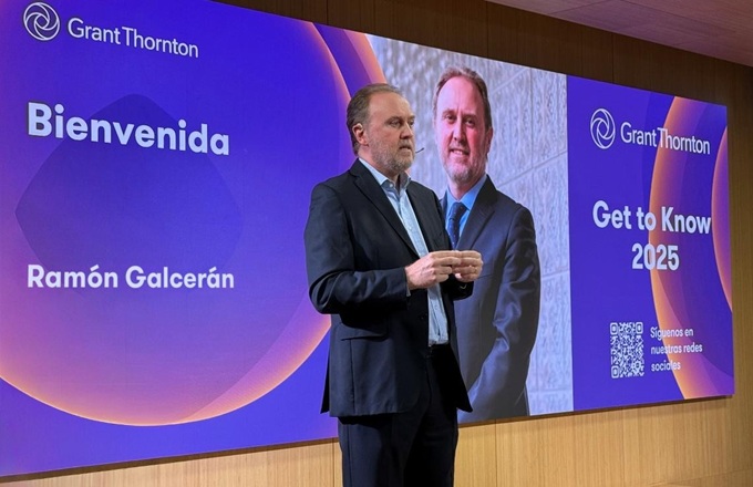 Imagen de Ramón Galcerán, presidente de Grant Thornton, durante la sesión de onboarding Get To Know 2025
