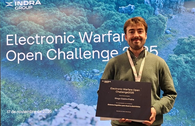 Imagen de Diego Castro Freire, ganador del Electronic Warfare Open Challenge 2025
