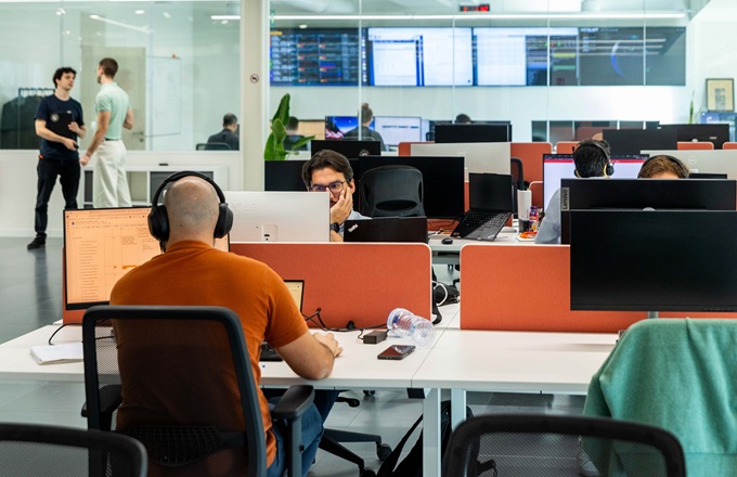 Imagen de las oficinas de Sateliot en Barcelona