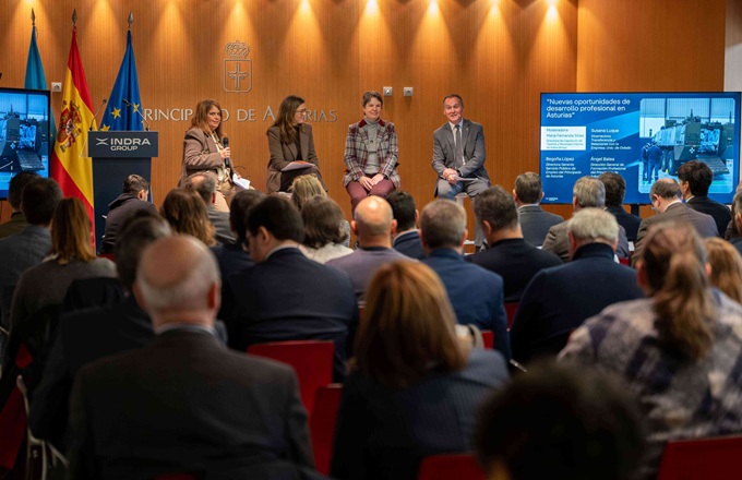 Imagen de la presentación del plan de crecimiento y atracción de talento en el Principado de Asturias