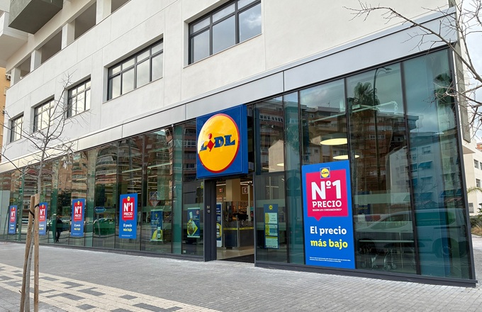 Imagen de la nueva tienda de Lidl en Málaga