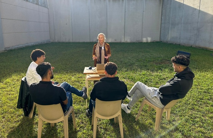 Imagen de una sesión del programas Transformando Futuros ©Gencat