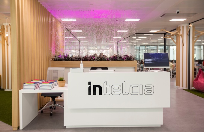 Oficinas de Intelcia, compañía especializada en gestión de la experiencia de cliente y BPO.