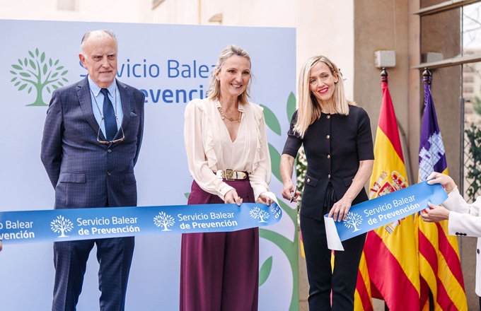 Imagen del acto de inauguración de la nueva sede de Servicio Balear de Prevencion en Palma.