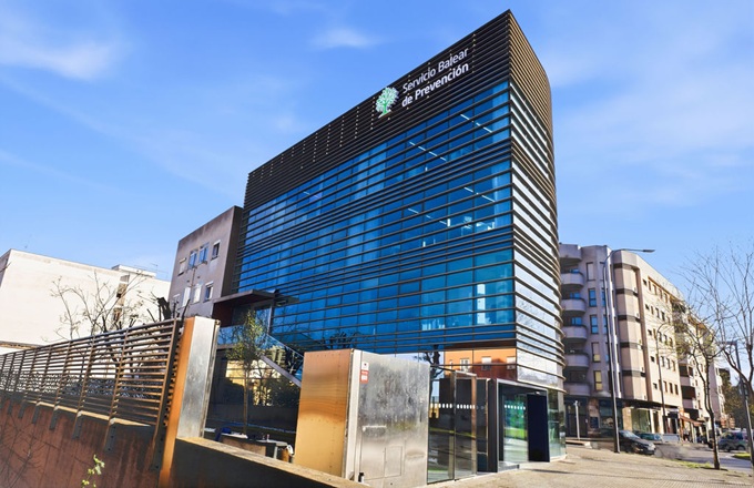 Imagen de la nueva sede de Servicio Balear de Prevención en Palma de Mallorca.