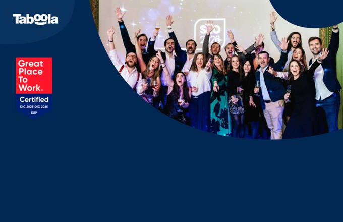 Taboola obtiene la certificación Great Place To Work en España