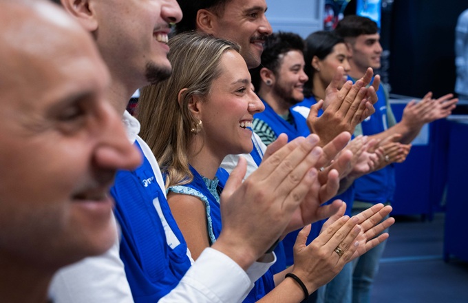 Trabajadores de Decathlon