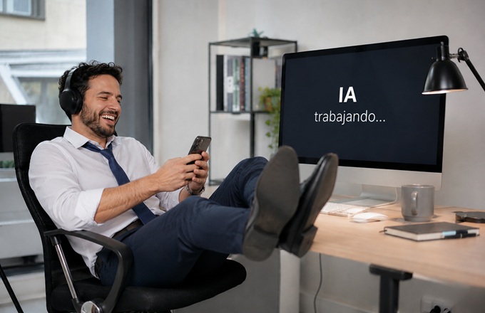 IA trabajando