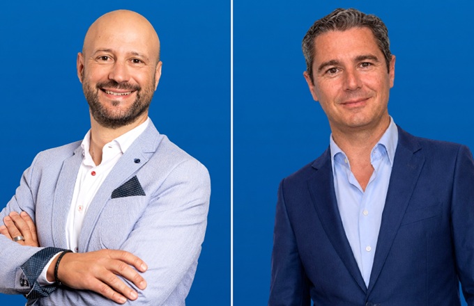 Imanol Zabala (izda.), director internacional de real estate, y Albert Lavín, director general de expansión e inmuebles