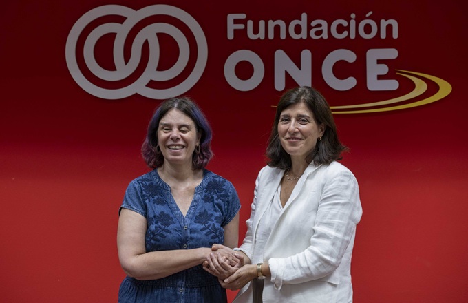 Beatriz Sánchez Guitián, directora general de Fundación Máshumano, y Virginia Carcedo Illera, secretaria general de Fundación ONCE y vicepresidenta ejecutiva de Inserta Empleo
