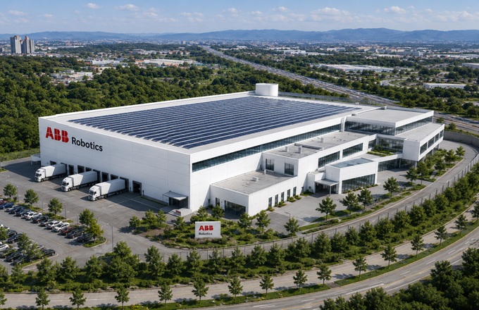 Render del nuevo Centro Tecnológico y de Operaciones de ABB Robotics en Sabadell
