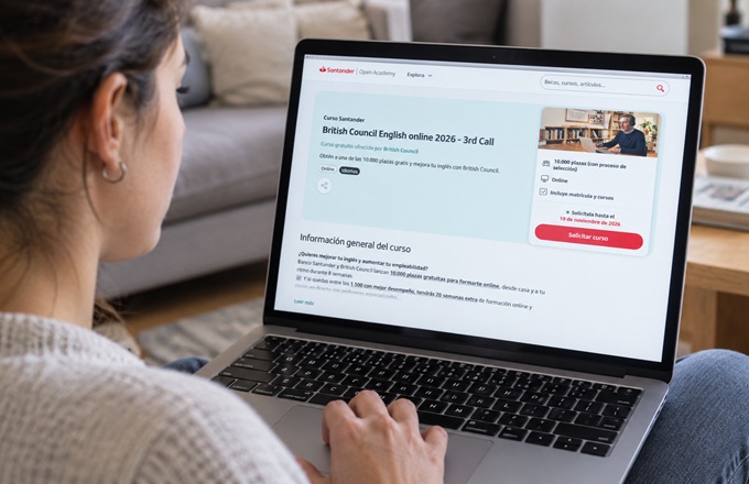Curso Santander | British Council English Online 2026