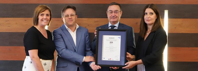 Acto de entrega del certificado