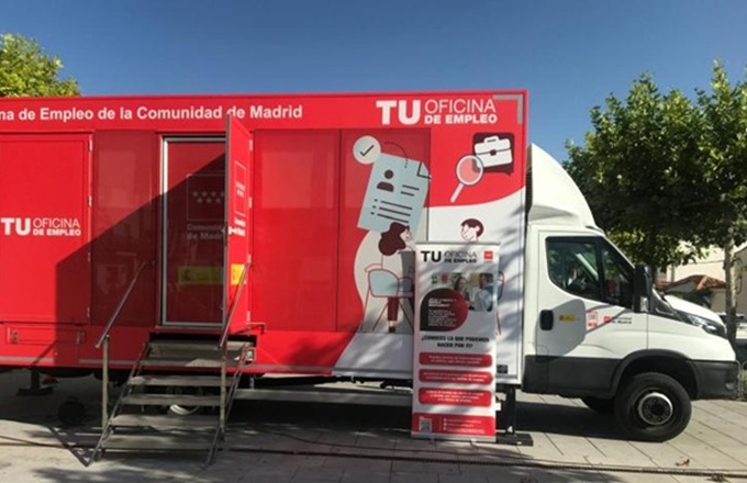 Empleabús, oficina de empleo móvil de la Comunidad de Madrid