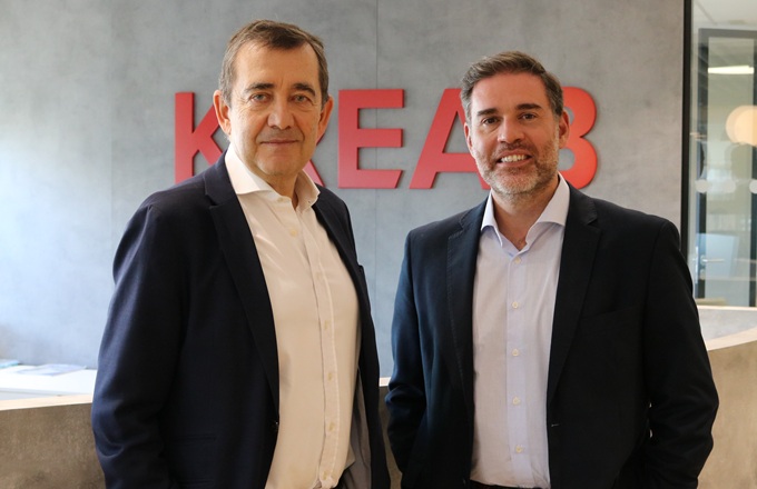 Ricardo Jiménez (izda.), director sénior de comunicación financiera de Kreab, y Pablo Zamorano, managing partner de la compañía