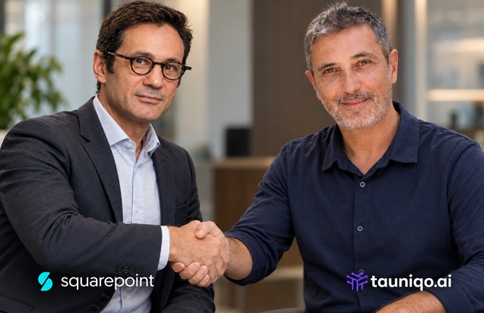 Lluís Carrillo Galdó, director de estrategia y alianzas de Squarepoint, y Miquel A. Mora, CEO y fundador de Tauniqo