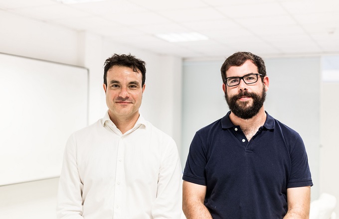Ángel Mayoral (izda.) y Alberto García, cofundadores de Homyspace