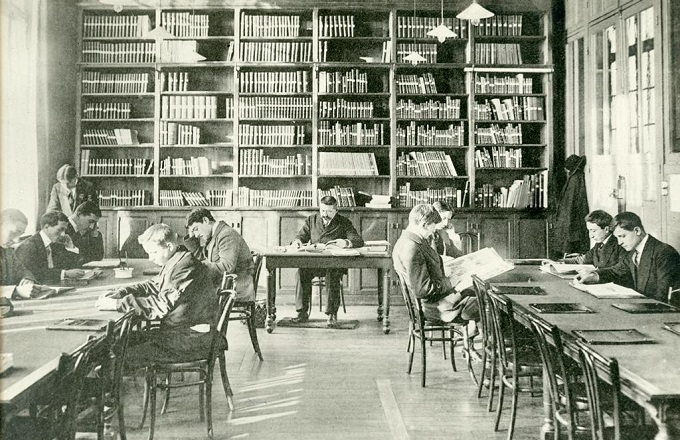 Biblioteca de ESCP Europe a principios del siglo XX