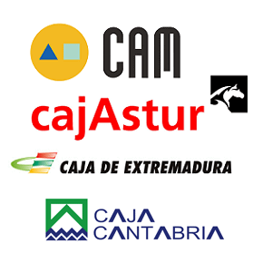 CAM, Cajastur, Caja Extremadura y Caja Cantabria