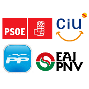 psoe ciu pp pnv