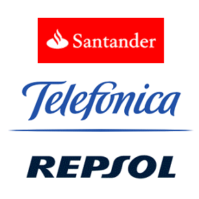 santander telefonica repsol