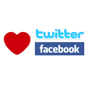 twitter facebook