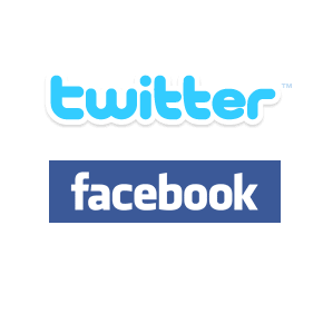 twitter facebook