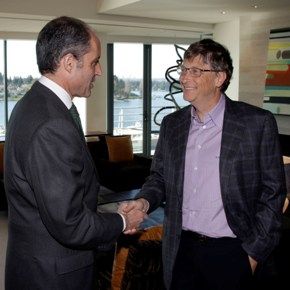 Bill Gates y Francisco Camps