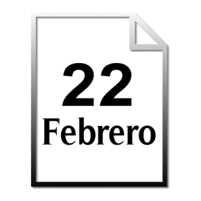 22 febrero