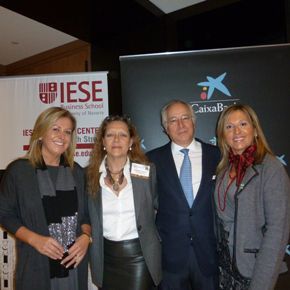  Rosa Clará, Elizabeth Trallero, Juan María Nin y Adriana Casademont