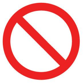 prohibido