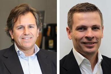 Miguel de Jaime y Erik Larsson (dcha.)